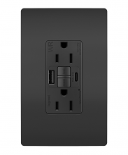 Legrand Radiant 1597TRWRUSBACBK - radiant® Tamper-Resistant Weather-Resistant 15A Duplex Self-Test GFCI Receptacles