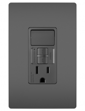 Legrand Radiant 1597SWTTRBKCCD4 - radiant® Combination Single Pole Switch and Tamper-Reistant 15A Duplex Self-Test GFCI Receptacles