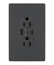 Legrand Radiant 1597TRUSBACGC4 - radiant® Tamper-Resistant 15A Duplex Self-Test GFCI Receptacles with SafeLock® Protection