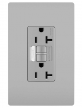 Legrand Radiant 2097NTLTRGRY - radiant® Tamper-Resistant 20A Duplex Self-Test GFCI Receptacles with SafeLock® Protection