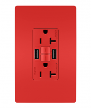 Legrand Radiant 2097TRUSBAARED - radiant® Tamper-Resistant 20A Duplex Self-Test GFCI Receptacles with SafeLock® Protection