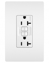 Legrand Radiant 2097TRAPLW - radiant® Tamper-Resistant Sensitive Appliance Duplex 20A Duplex Self-Test GFCI Receptacles