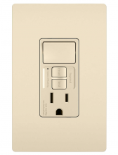 Legrand Radiant 1597SWTTRLACCD4 - radiant® Combination Single Pole Switch and Tamper-Reistant 15A Duplex Self-Test GFCI Receptacles