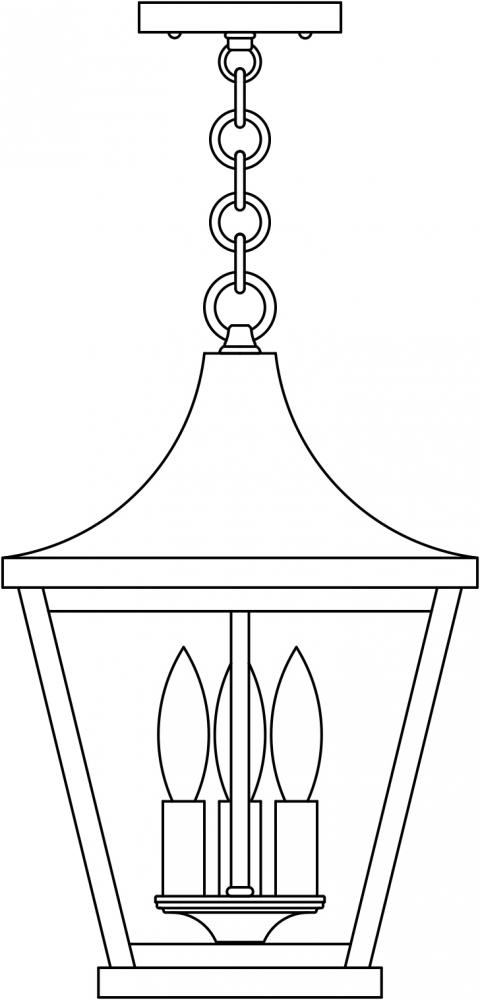 10" Nantes pendant