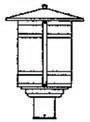 Arroyo Craftsman BP-11LWO-BZ - 11" berkeley long body post mount