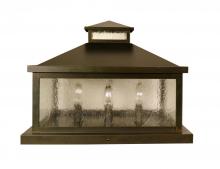 Arroyo Craftsman CAC-16AM-BK - 16&#34; canterbury column mount