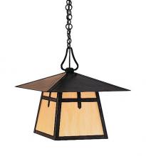 Arroyo Craftsman CH-15BGW-RB - 15&#34; carmel pendant with bungalow overlay