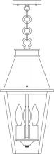 Arroyo Craftsman CRH-8RM-S - 8" croydon pendant