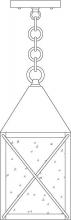 Arroyo Craftsman NOH-6RM-MB - 6" nottingham pendant