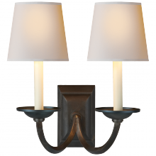 Visual Comfort & Co. Signature Collection RL CHD 1496AI-NP - Flemish Double Sconce