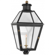 Visual Comfort & Co. Signature Collection RL CHO 7450BLK-CG - Stratford Gas Post Light