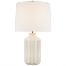 Visual Comfort & Co. Signature Collection RL KS 3636IVO-L - Braylen Medium Ribbed Table Lamp