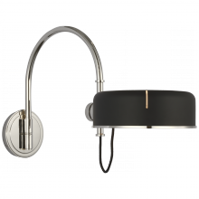 Visual Comfort & Co. Signature Collection RL TOB 2132PN-BLK - Oso 13&#34; Articulating Arc Wall Light