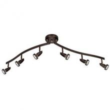 Access 52226LEDDLP-BRZ - 6 Light Adjustable LED Track