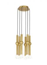 Visual Comfort & Co. Modern Collection 700TRSPGYD6RNB-LED930 - Guyed 6 Light Chandelier
