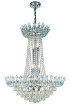 Elegant 3002D32C/RC - Vesper 13 light Chrome Chandelier Clear Royal Cut Crystal