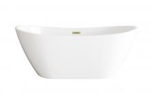 Elegant BT10372GW-BGD - Bathtub 72.0&#34;31.5&#34;28&#34; GW with BGD drain kit