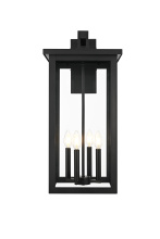 Elegant OD324W26BK - Wall sconce W12&#34; E13&#34; H25.5&#34; L4 Black (1Box)