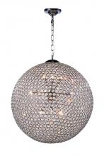 Elegant V2102D24C/RC - Cabaret 12 Light Chrome Pendant Clear Royal Cut Crystal