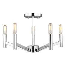 Visual Comfort & Co. Studio Collection 7724305EN-05 - Vector Five Light Semi-Flush Mount