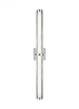 Visual Comfort & Co. Studio Collection WB1878CH-L1 - Cutler 36&#34; Crackle Glass LED Vanity