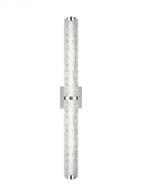 Visual Comfort & Co. Studio Collection WB1879CH-L1 - Cutler 36&#34; Staggered Glass LED Vanity