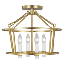 Visual Comfort & Co. Studio Collection CF1064BBS - Marston Semi Flush Mount