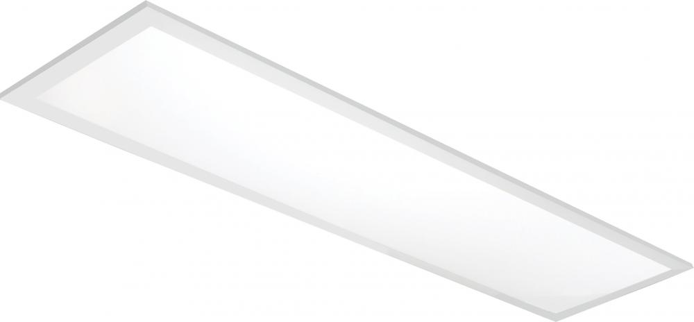 LED Flat Panel Fixture; 40 Watt; 1ft x 4ft; 3500K; 90 CRI