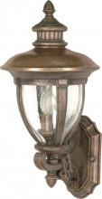 Nuvo 60/955 - Galeon - 3 Light - 23&#34; - Wall Lantern - Arm Up w/ Clear Seed Glass