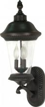 Nuvo 60/964 - Clarion - 3 Light - 24&#34; - Wall Lantern - Arm Up w/ Clear Seed Glass