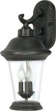 Nuvo 60/966 - Clarion - 3 Light - 20&#34; - Wall Lantern - Arm Down w/ Clear Seed Glass