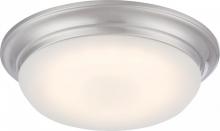 Nuvo 62/602 - Libby - LED Flush Fixture with Frosted Glass