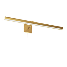 Dainolite PIC222-32LED-AGB - 40W 32&#34; Picture Light, Aged Brass with Frosted Glass Diffuser