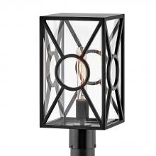 Hinkley 18371BK - Medium Post Top or Pier Mount Lantern