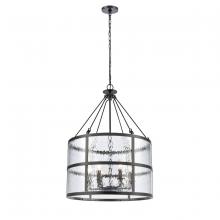 ELK Home 82078/6 - Solace 24&#39;&#39; Wide 6-Light Pendant - Matte Black