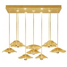 Fine Art Handcrafted Lighting 100062-32 - Embark 61.75&#34;W Rectangular Pendant