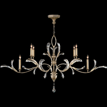 Fine Art Handcrafted Lighting 700840ST - Beveled Arcs 74&#34; Oblong Chandelier