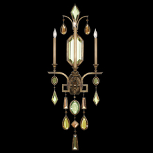 Fine Art Handcrafted Lighting 710450-1ST - Encased Gems 49&#34; Sconce